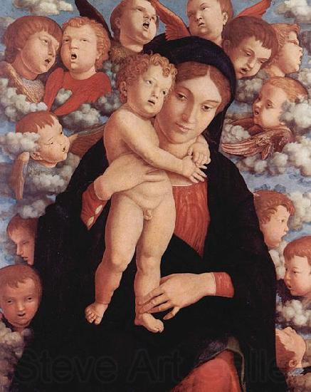 Andrea Mantegna Maria mit Kind und Engeln